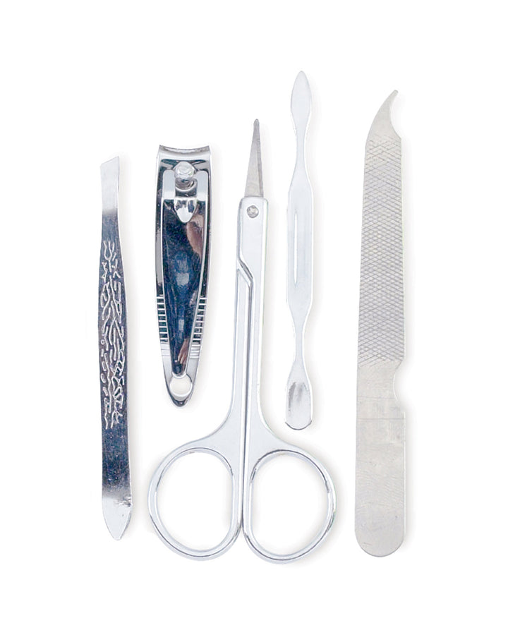Prime Line Translucent Five-Piece Manicure Pouch Prime Line
