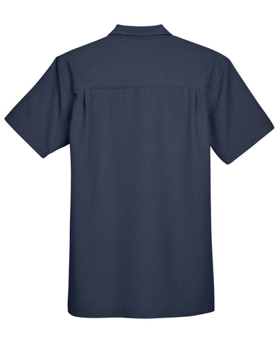 Harriton Men's Barbados Textured Camp Shirt