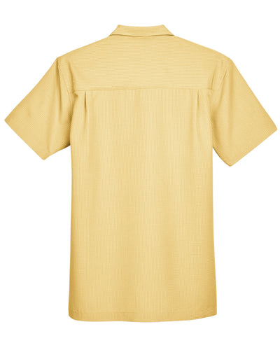 Harriton Men's Barbados Textured Camp Shirt