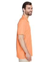 Harriton Men's Barbados Textured Camp Shirt