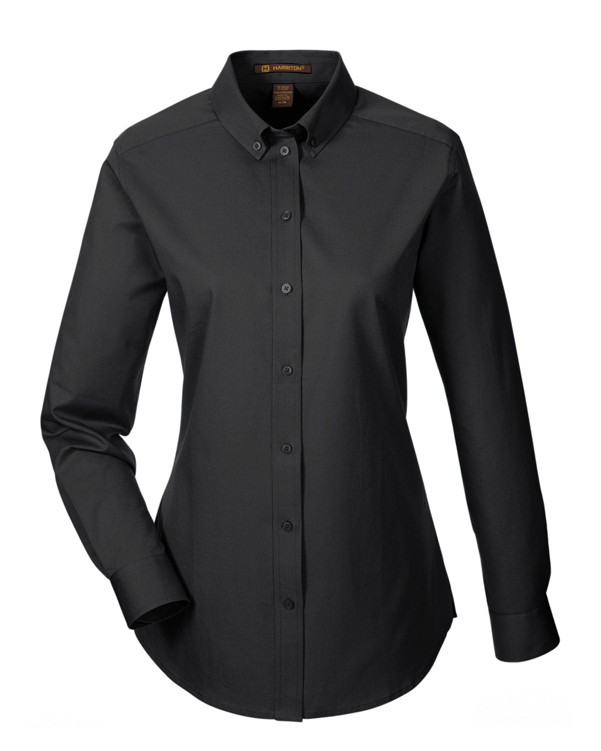 Harriton Ladies' Foundation 100% Cotton Long-Sleeve Twill Shirt with Teflon™ Harriton