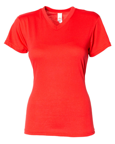A4 Women's Softek V-Neck T-Shirt A4
