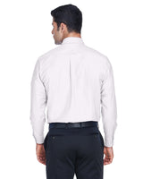 Harriton Men's Long-Sleeve Oxford with Stain-Release