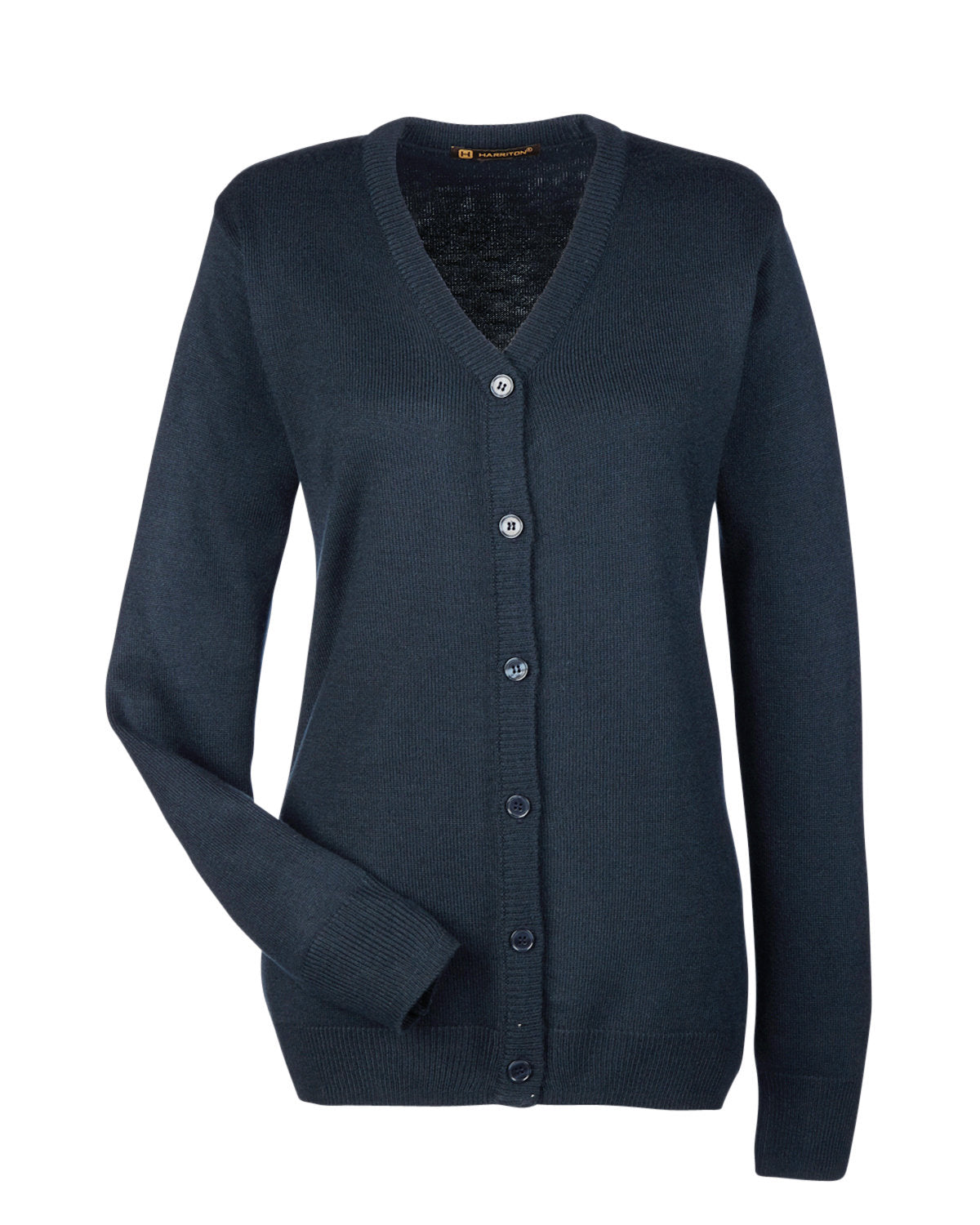 Harriton Ladies' Pilbloc™ V-Neck Button Cardigan Sweater Harriton