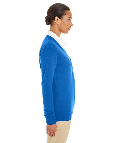 Harriton Ladies' Pilbloc™ V-Neck Button Cardigan Sweater