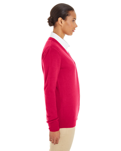 Harriton Ladies' Pilbloc™ V-Neck Button Cardigan Sweater Harriton