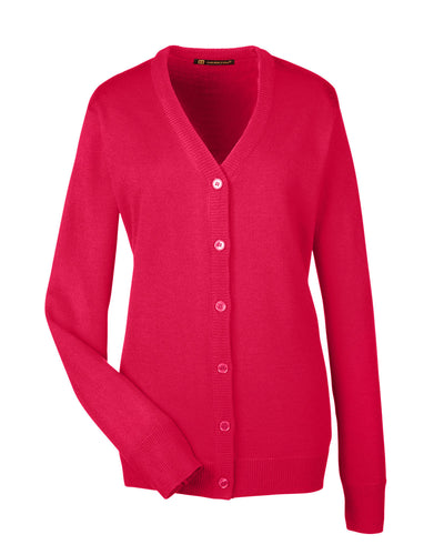 Harriton Ladies' Pilbloc™ V-Neck Button Cardigan Sweater