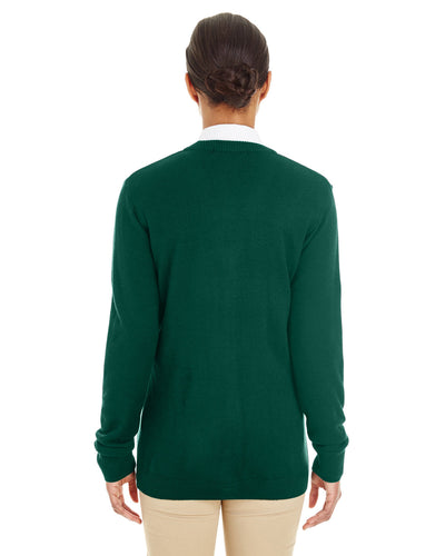 Harriton Ladies' Pilbloc™ V-Neck Button Cardigan Sweater
