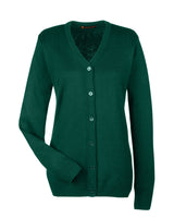 Harriton Ladies' Pilbloc™ V-Neck Button Cardigan Sweater Harriton