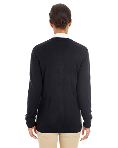 Harriton Ladies' Pilbloc™ V-Neck Button Cardigan Sweater