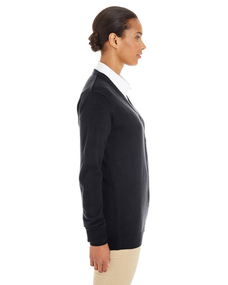 Harriton Ladies' Pilbloc™ V-Neck Button Cardigan Sweater Harriton