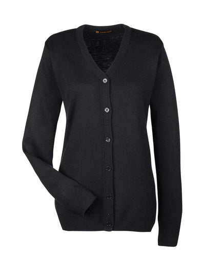 Harriton Ladies' Pilbloc™ V-Neck Button Cardigan Sweater