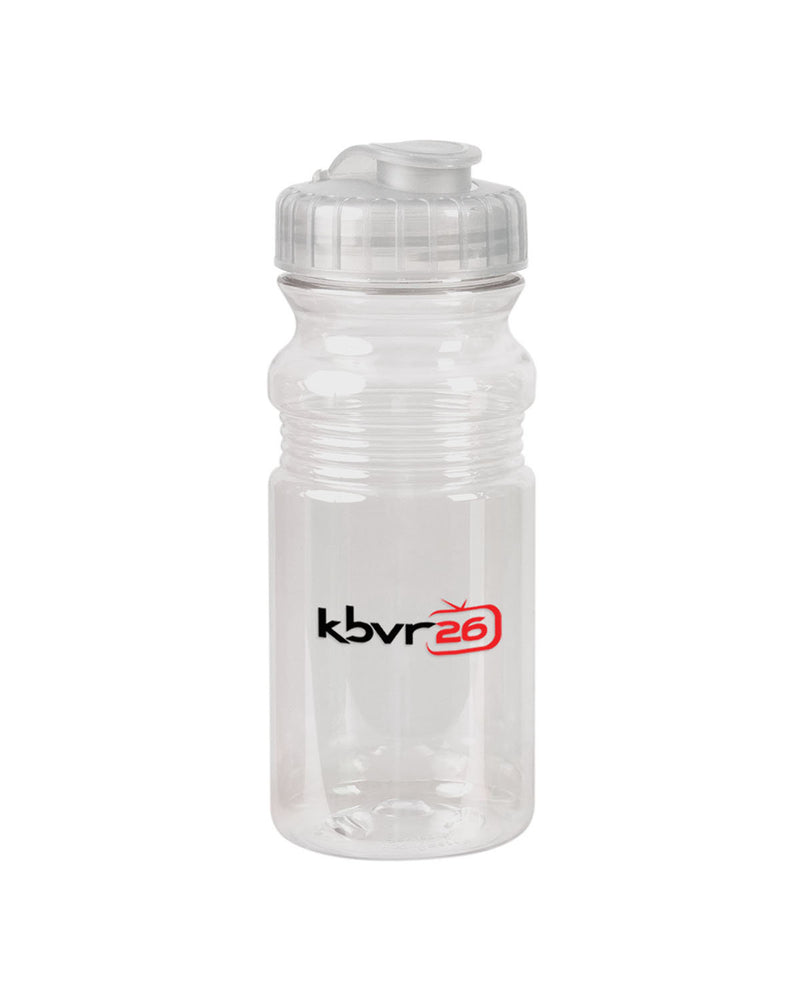 Prime Line 20oz Translucent Sport Bottle With Snap Cap