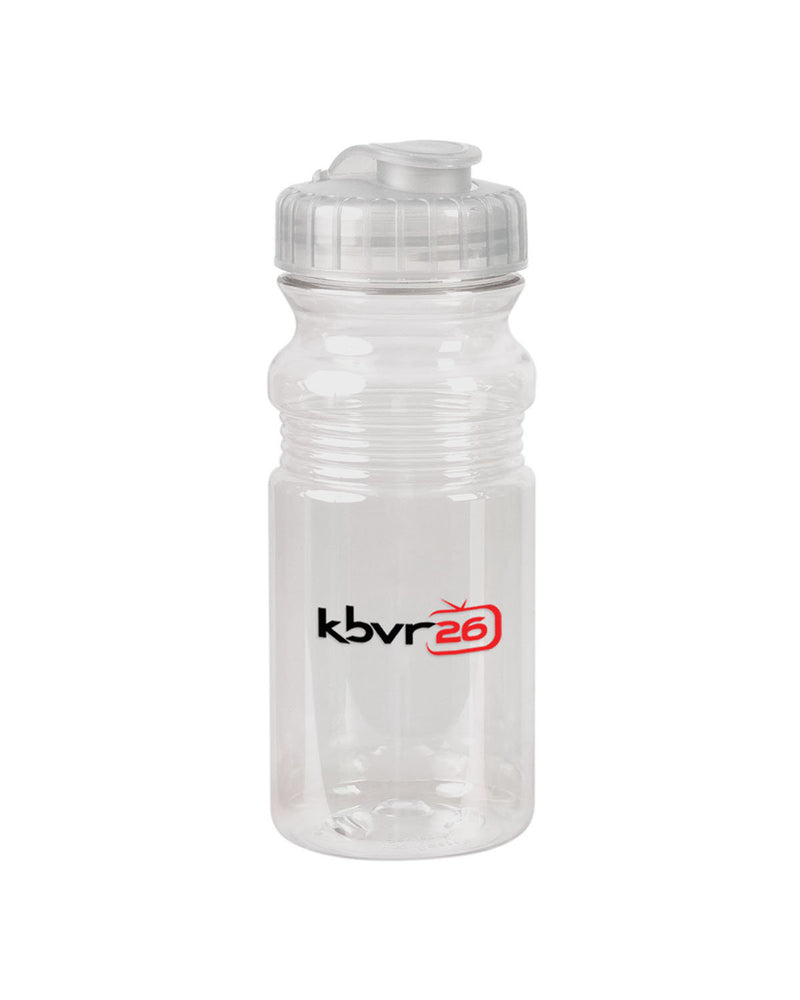 Prime Line 20oz Translucent Sport Bottle With Snap Cap