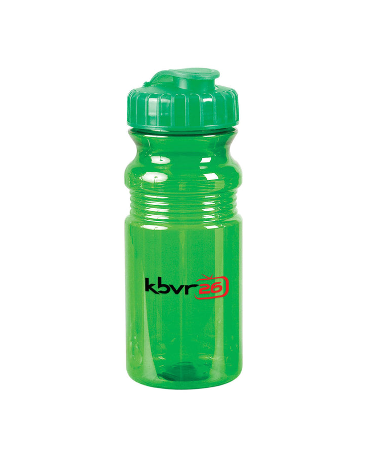 Prime Line 20oz Translucent Sport Bottle With Snap Cap Prime Line