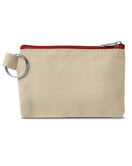 Prime Line Cotton ID Holder And Coin Pouch Prime Line
