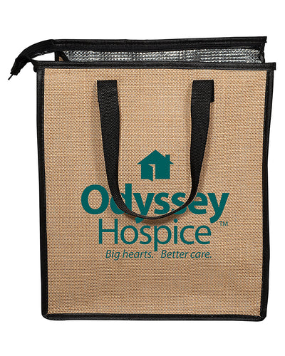 Prime Line Jute Cooler Tote