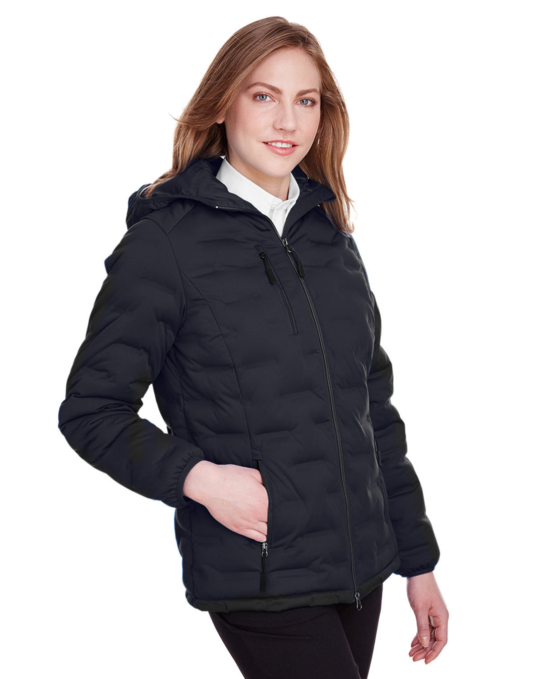 North End Ladies' Loft Puffer Jacket North End