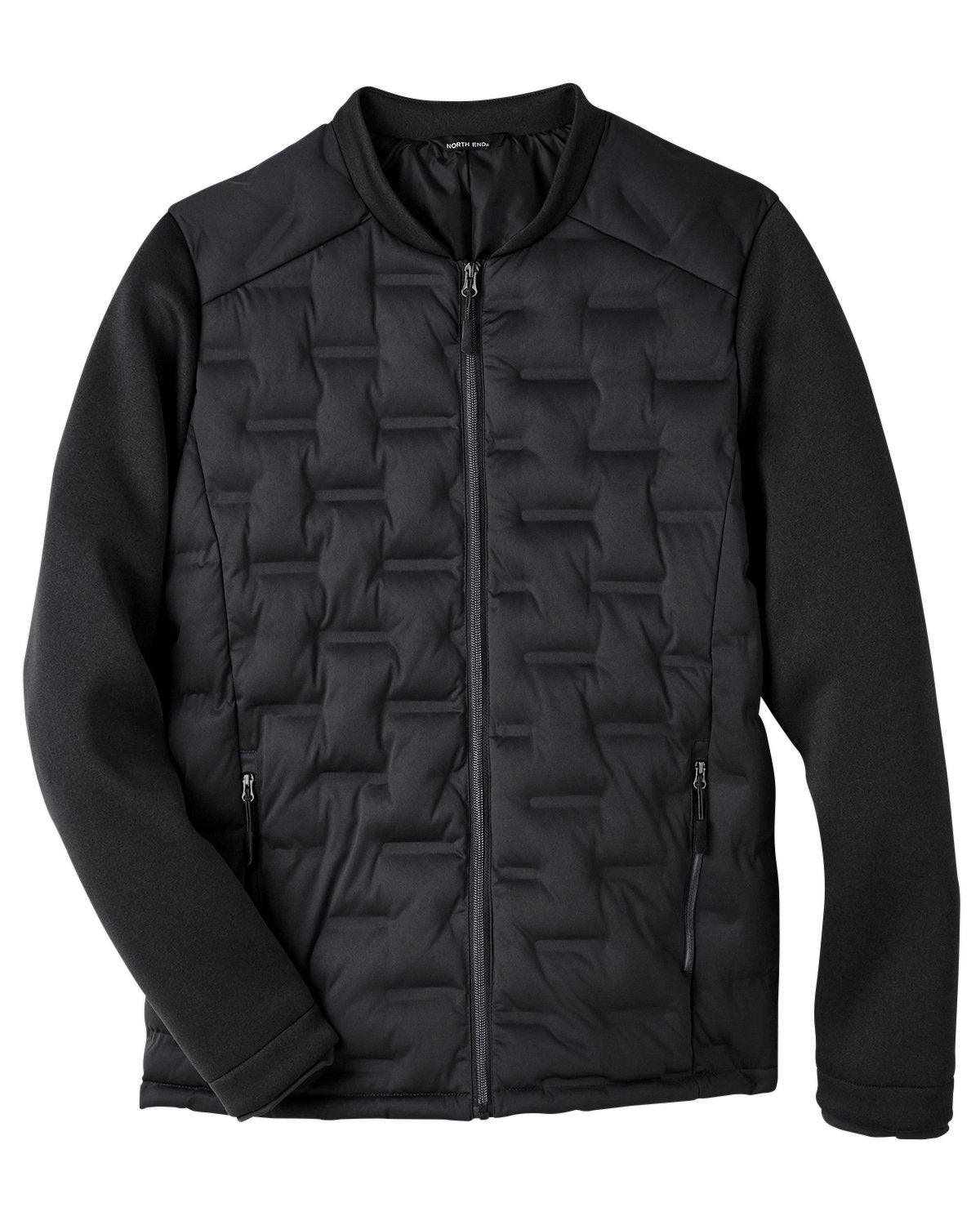 North End Men's Loft Pioneer Hybrid Bomber Jacket North End