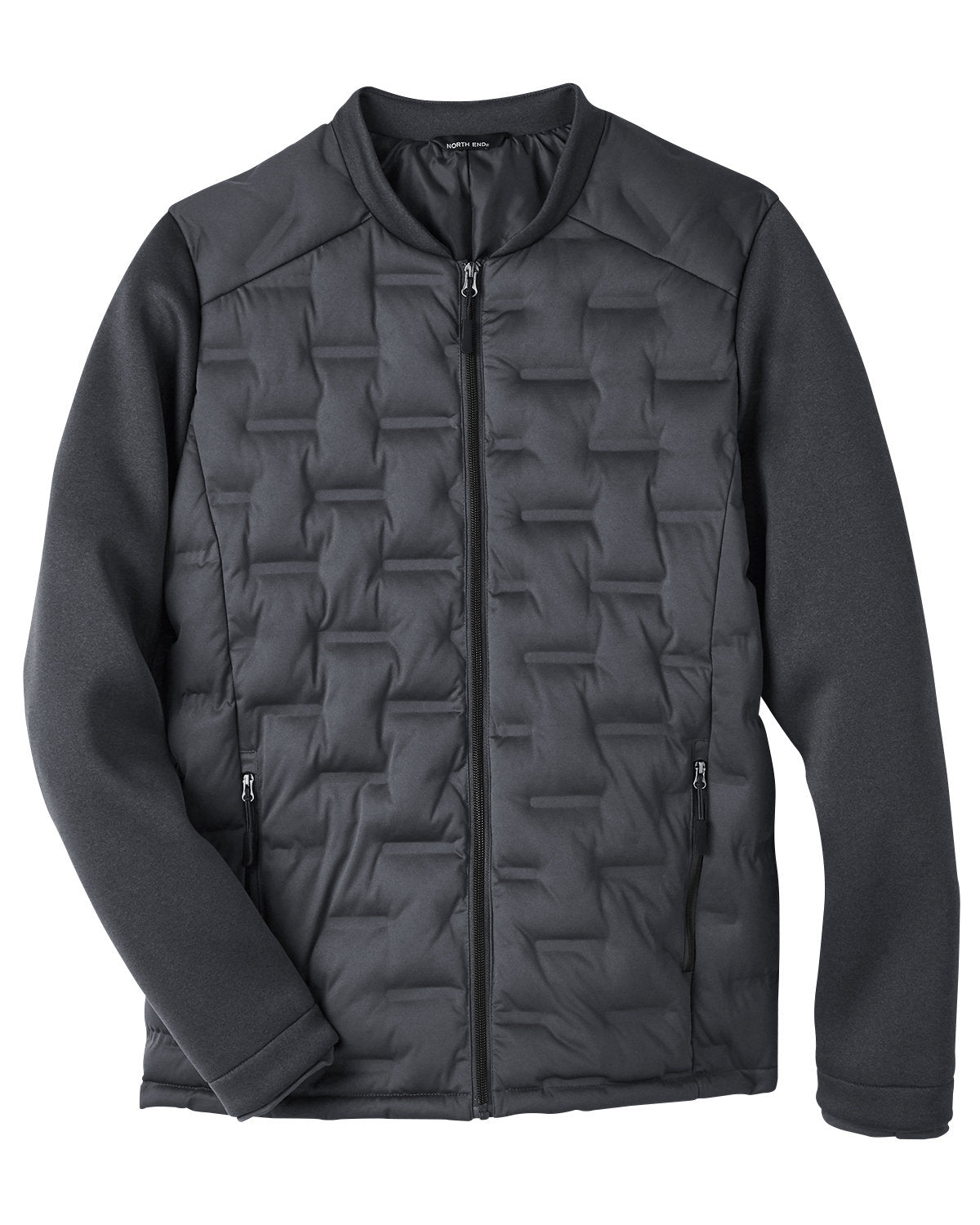 North End Men's Loft Pioneer Hybrid Bomber Jacket North End