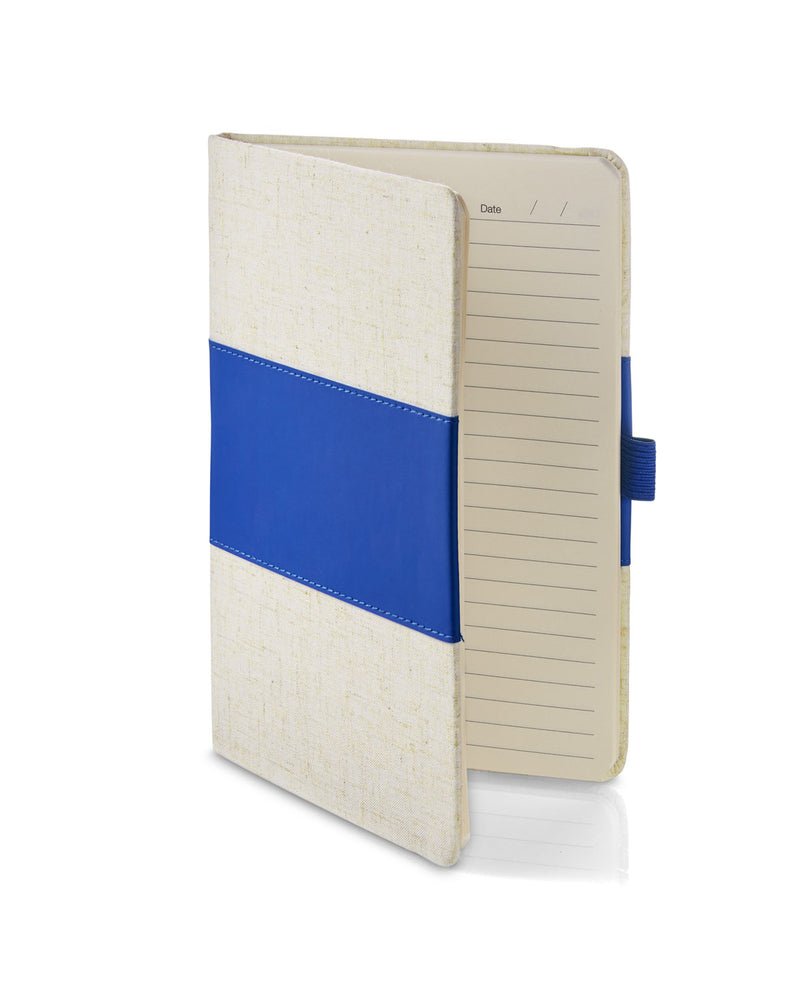 Prime Line Soft Cover Pu And Heathered Fabric Journal