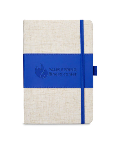Prime Line Soft Cover Pu And Heathered Fabric Journal
