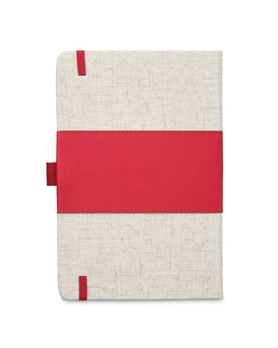 Prime Line Soft Cover Pu And Heathered Fabric Journal