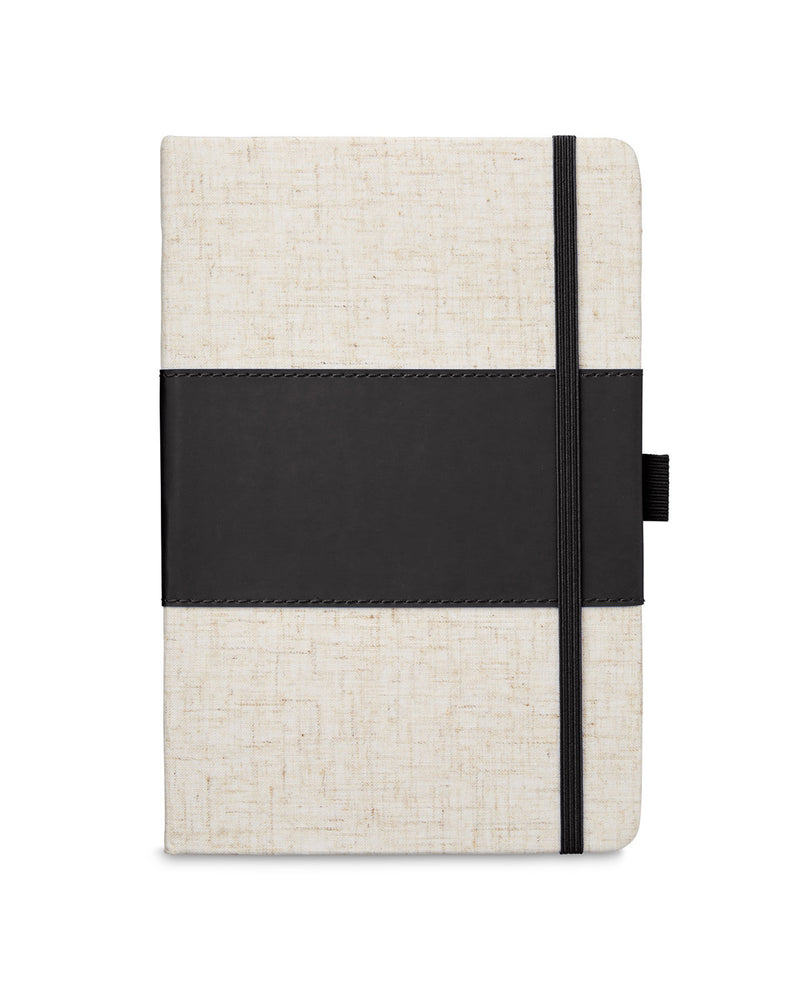 Prime Line Soft Cover Pu And Heathered Fabric Journal