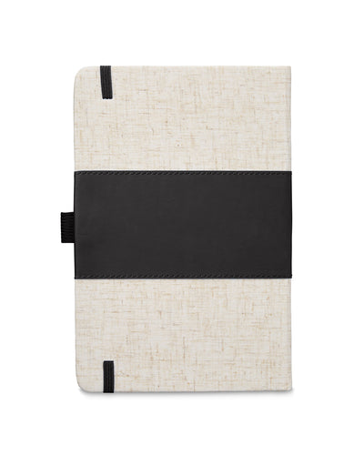 Prime Line Soft Cover Pu And Heathered Fabric Journal