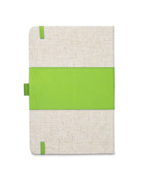 Prime Line Soft Cover Pu And Heathered Fabric Journal Prime Line