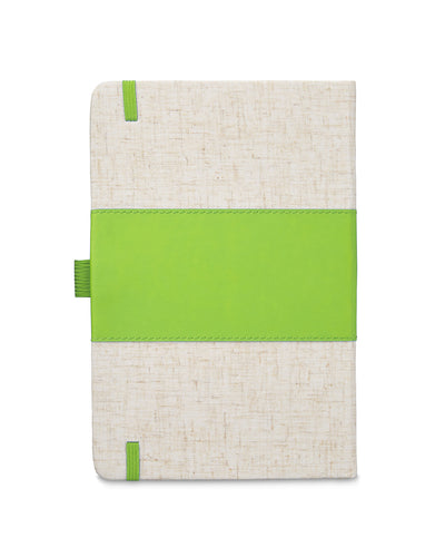 Prime Line Soft Cover Pu And Heathered Fabric Journal