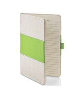 Prime Line Soft Cover Pu And Heathered Fabric Journal Prime Line