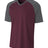 A4 Youth Polyester V-Neck Strike Jersey with Contrast Sleeves A4