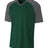 A4 Youth Polyester V-Neck Strike Jersey with Contrast Sleeves A4