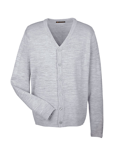 Harriton Men's Pilbloc™ V-Neck Button Cardigan Sweater