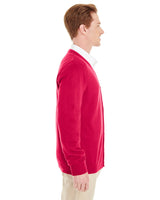 Harriton Men's Pilbloc™ V-Neck Button Cardigan Sweater