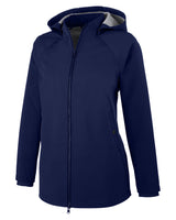 North End Ladies' City Hybrid Soft Shell Hooded Jacket North End