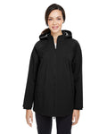 North End Ladies' City Hybrid Soft Shell Hooded Jacket North End