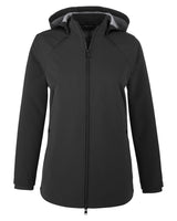 North End Ladies' City Hybrid Soft Shell Hooded Jacket North End
