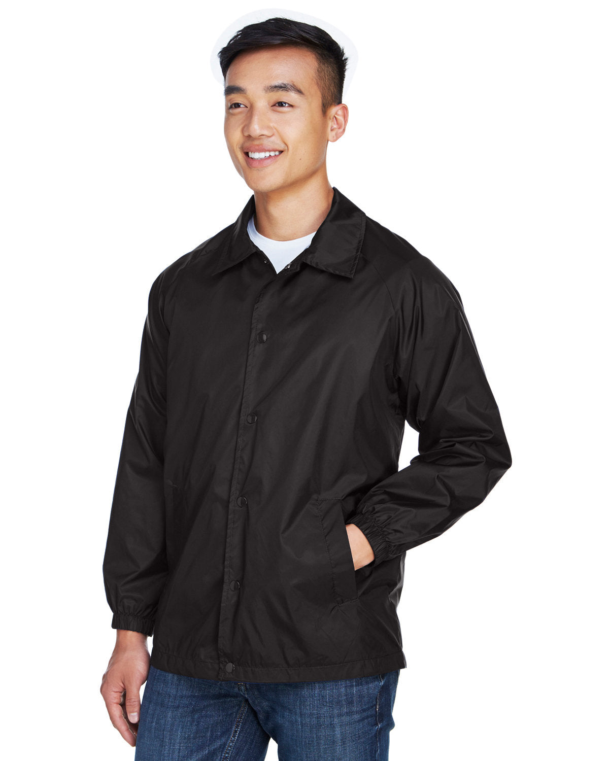 Harriton Adult Nylon Staff Jacket Harriton