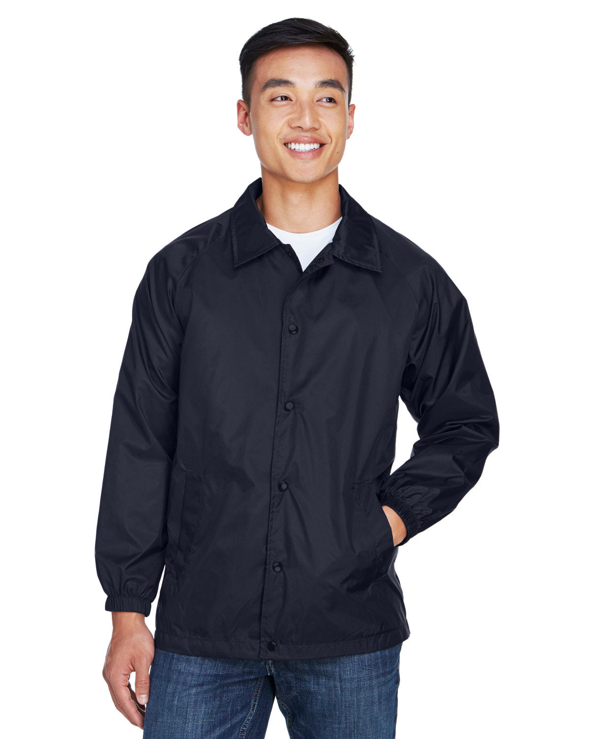 Harriton Adult Nylon Staff Jacket Harriton
