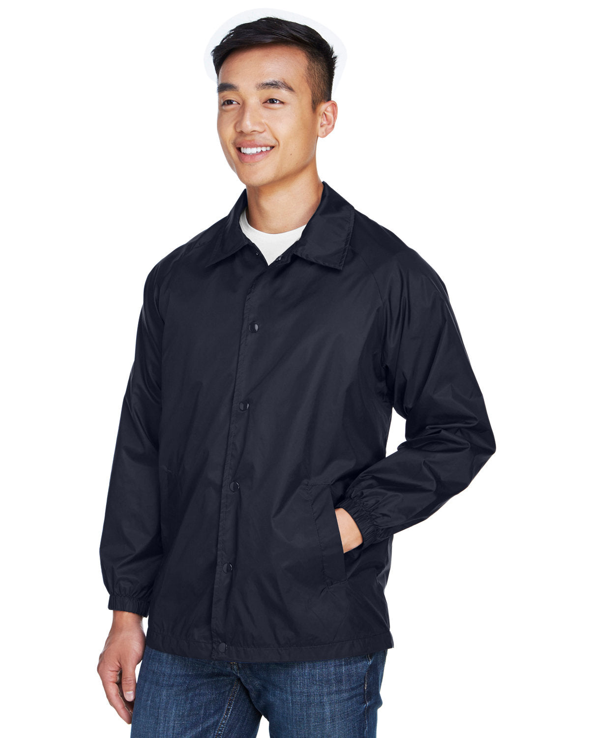 Harriton Adult Nylon Staff Jacket Harriton