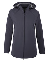 North End Ladies' City Hybrid Soft Shell Hooded Jacket North End