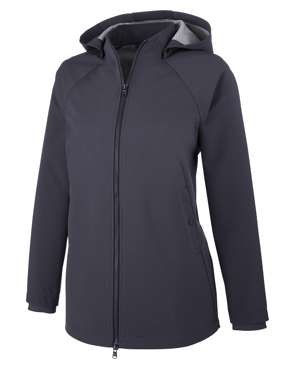 North End Ladies' City Hybrid Soft Shell Hooded Jacket North End