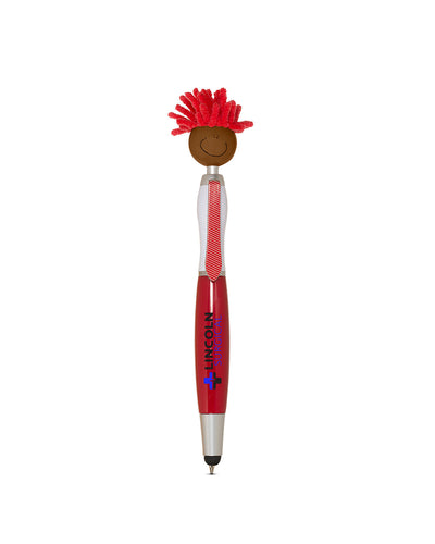 MopToppers Multicultural Screen Cleaner With Stylus Pen - Quantity 250