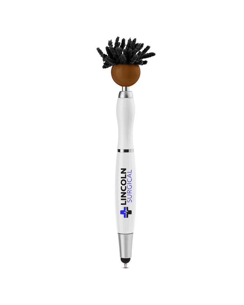 MopToppers Multicultural Screen Cleaner With Stylus Pen - Quantity 250