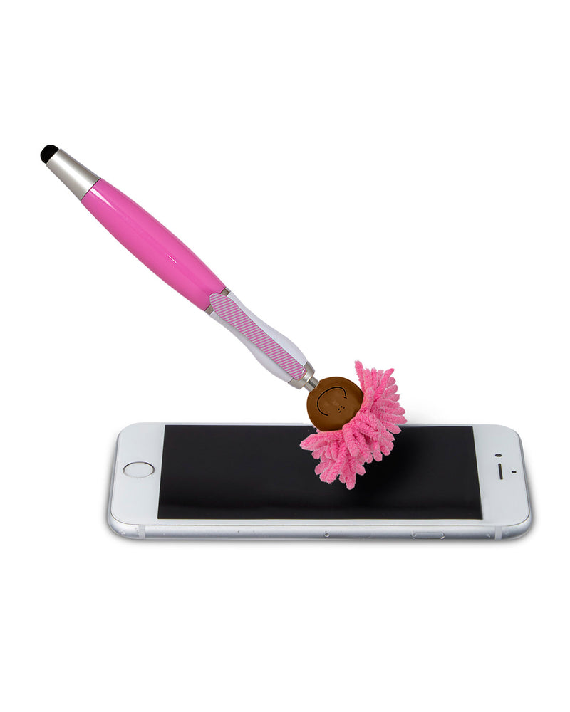MopToppers Multicultural Screen Cleaner With Stylus Pen - Quantity 250