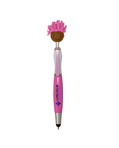 MopToppers Multicultural Screen Cleaner With Stylus Pen - Quantity 250