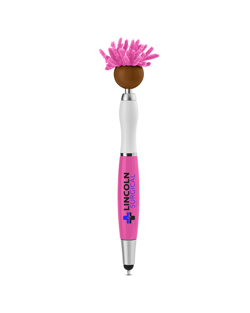MopToppers Multicultural Screen Cleaner With Stylus Pen - Quantity 250