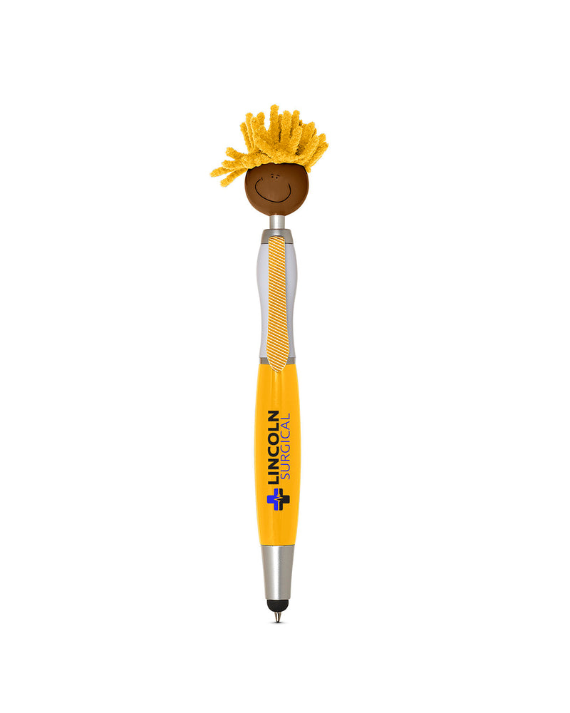 MopToppers Multicultural Screen Cleaner With Stylus Pen - Quantity 250